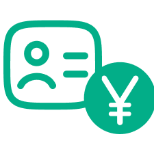 ライセンスカードのアイコン